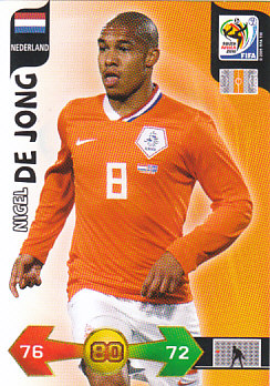 Nigel De Jong Netherlands Panini 2010 World Cup #246